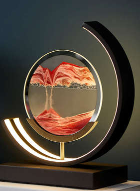 现代轻奢高档流沙画沙漏摆件家居客厅电视柜卧室办公室桌面装饰品