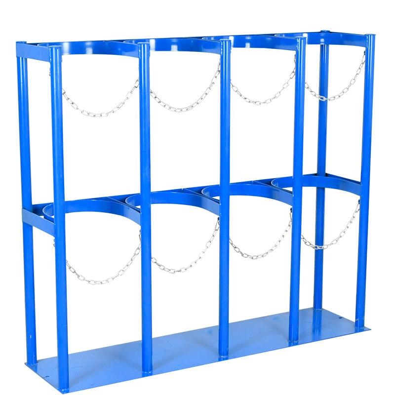 钢瓶固定架支架钢瓶 乙炔氧气氮气瓶柜3瓶4瓶灭火器 气瓶固定架 - 图3