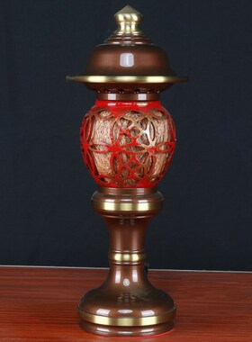 铜佛具用品大全套仙家用香炉上香供奉供水杯佛堂供灯佛前供果果盘