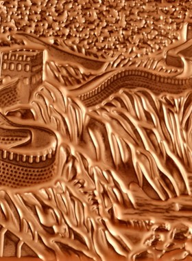 铜雕画紫铜【江山如此多娇】客厅书房装饰画摆件中式高档礼品乔迁