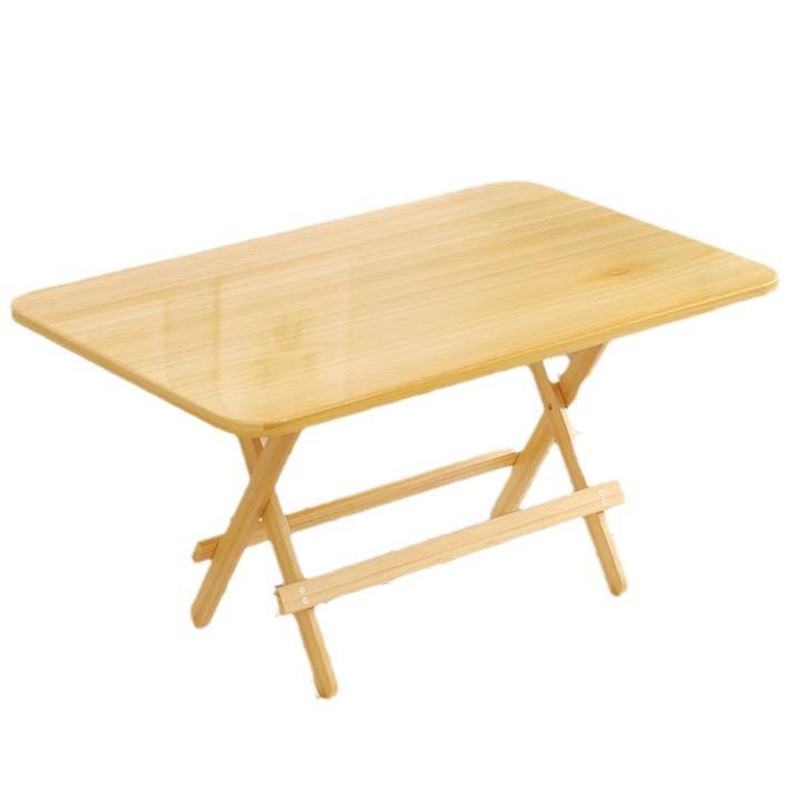 实木折叠桌家用简易小户型餐桌出租屋用吃饭桌子正方形四方桌圆桌 - 图3