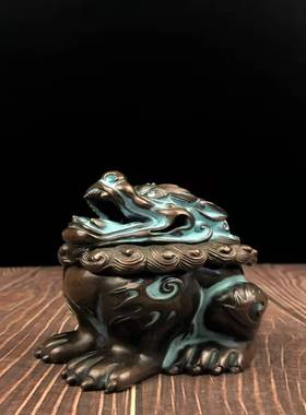 吊式香炉古典莲花龙架悬挂吊炉摆件禅H意倒流香炉回流香檀香薰香