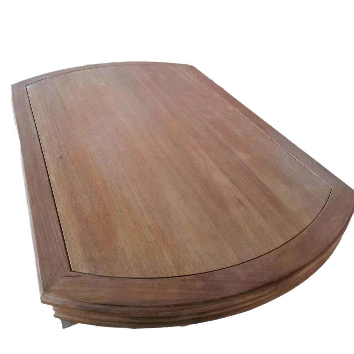 菠萝格全实木餐桌椅组合小户型可伸缩方圆两用中式家用椭圆形餐桌,淘宝优惠券,粉丝福利购,淘宝优惠卷