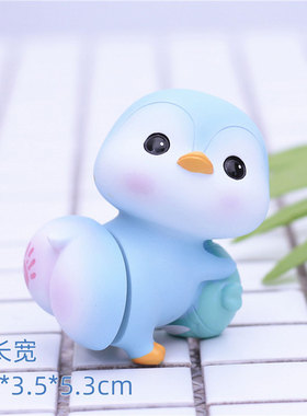 车载汽车摆件可爱动物q小猫小狗小猪小企鹅摇撅屁屁股车内装饰品