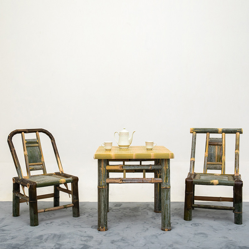 竹椅子靠背椅家用老式竹子椅子手工编织藤椅阳台竹凳子小方凳矮凳,淘宝优惠券,粉丝福利购,淘宝优惠卷