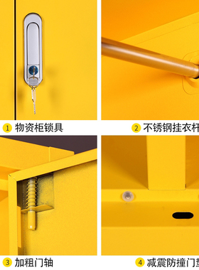 苏州应急物资存放柜消防防汛器材防护用品柜钢制消防柜安全防护柜