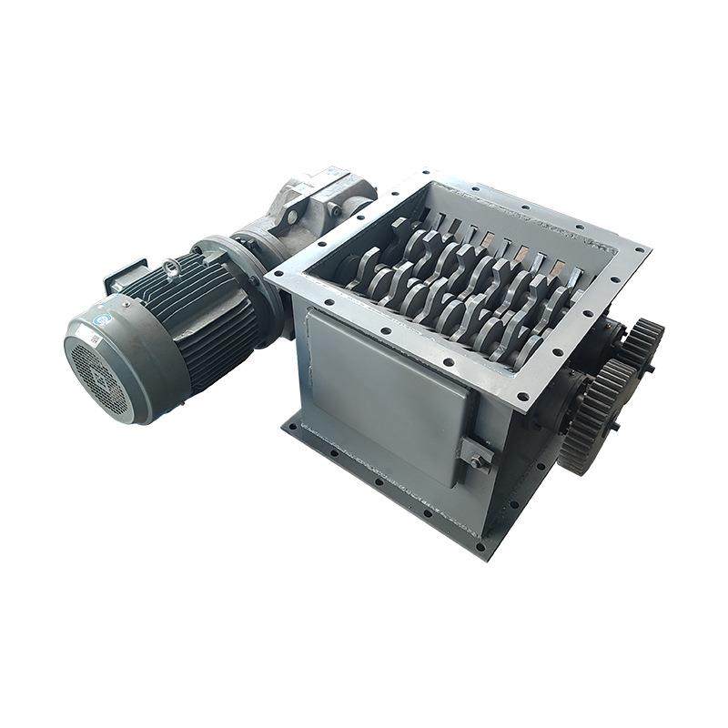 Cement crushing valve double shaft brick cement tile large small shredder crushing cement shredder chassis