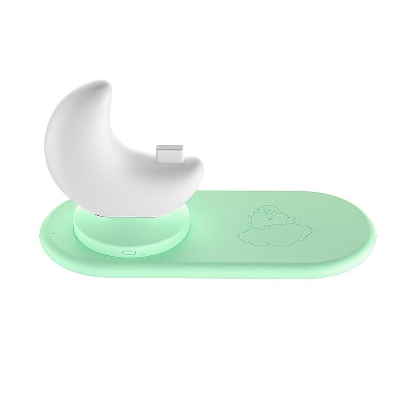 卧室床头灯家用创意月亮小夜灯氛围感可异物识别学生宿舍小夜灯无 - 图3