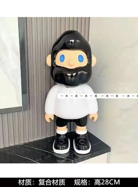 样板间儿童房潮玩主题软装摆件男孩房书桌手办平板键盘水晶音响