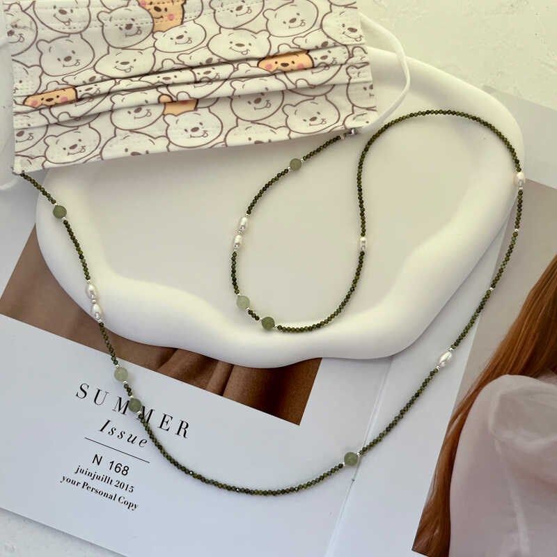 挂脖女眼镜链防脱落口罩链多用耳机防丢链女项链多层手链淡水珍珠,淘宝优惠券,粉丝福利购,淘宝优惠卷