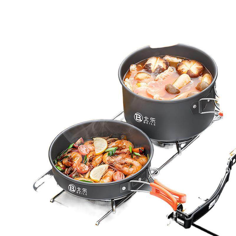 J4D户外锅具露营炊具烧水茶壶煎锅便携餐具野外炉具野餐套锅用品,淘宝优惠券,粉丝福利购,淘宝优惠卷