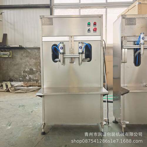 半自动食用油灌装机 4头润滑油洗衣液灌装设备柱塞式洗洁精灌装机 - 图2