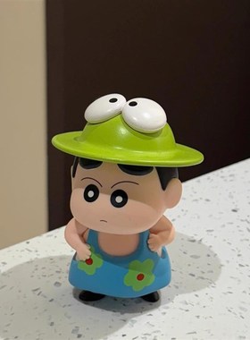 蜡笔小新桌面摆件装饰客厅玄关摆件家居好物工位稳定情绪神器礼物