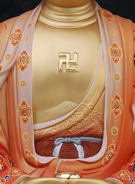 娑婆三圣地藏王铜像观音菩萨佛像摆件释迦摩尼佛居家供奉宝善缘