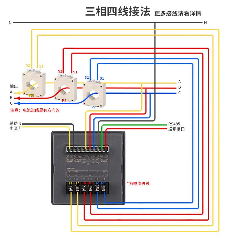 PM9880-20S三相电测仪表PM9880-24S电流电压PM9880-25S双向电能表 - 图2