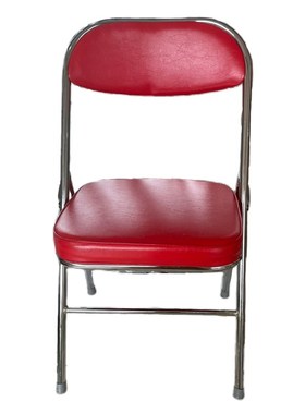 港风复古婚纱摄影道具喜嫁红色折叠E椅子大哥大留声机电视模型摆