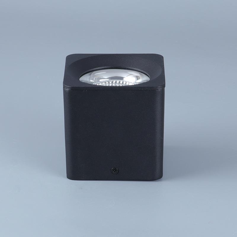 Square surface-mounted downlight LED Nordic bold lamp living room corridor aisle light COB single-head ceiling spotlight