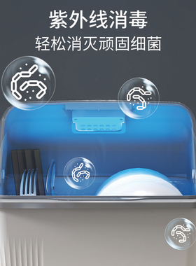 厨房沥水碗柜置物架带盖放碗碟碗盘收纳架餐具装碗家用碗筷收纳盒