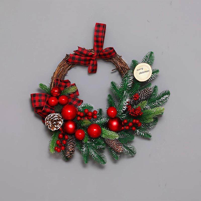 圣诞节装饰藤条挂饰花环藤圈树门挂墙挂商场酒店大堂发光场景布置,淘宝优惠券,粉丝福利购,淘宝优惠卷