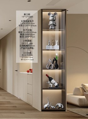 轻奢简约现代抽象艺术花瓶摆件玄关酒柜创意O装饰品摆台送朋友礼