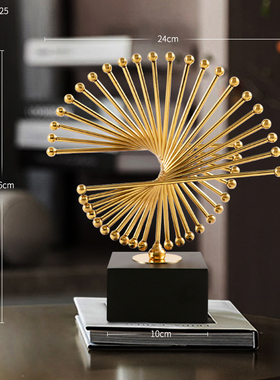 轻奢风电视柜摆件创意家居装饰品现代客厅玄关酒柜办X公室书房摆