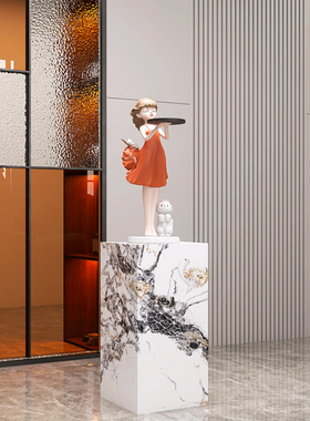 高档轻奢新中g式花架客厅摆放装饰品电视柜背景墙玄关创意落地摆