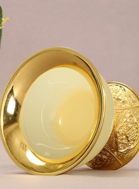 藏式供水杯佛堂供佛杯家用桌面密宗净水杯摆件供杯七供用品八供杯