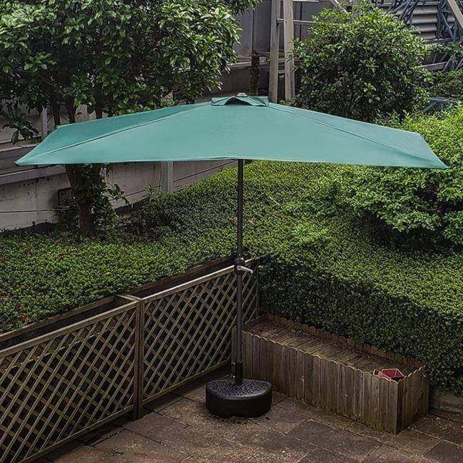 户外靠墙半边伞升降阳台遮阳伞侧边长方形庭院小伞花园露台太新品,淘宝优惠券,粉丝福利购,淘宝优惠卷