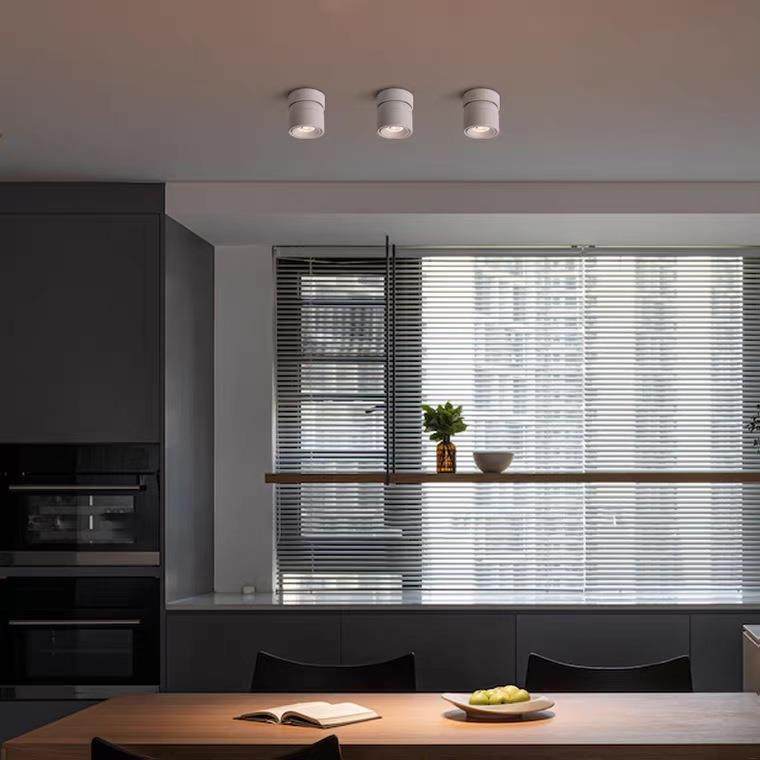 led明装射灯可调节角度筒灯过道玄关吸顶式折叠洗墙照画3000k,淘宝优惠券,粉丝福利购,淘宝优惠卷