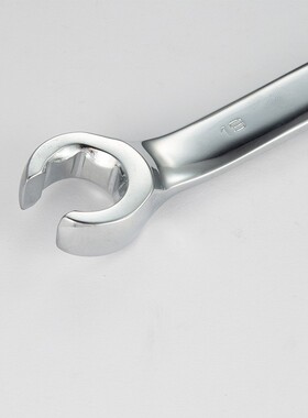 龙德信油管扳手双头开口叉口呆板子刹车油管拆卸专用扳手工具套装