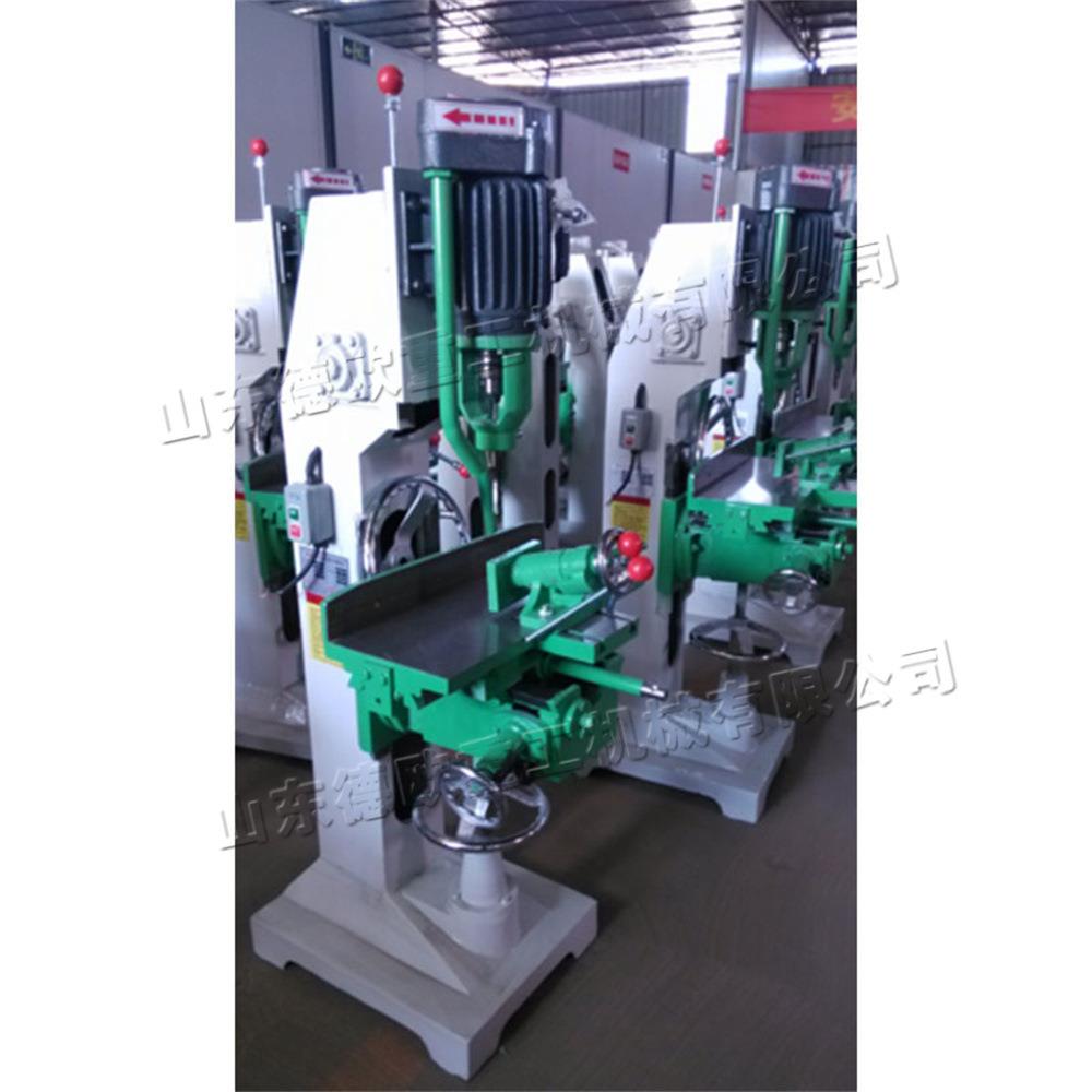 Semi-automatic woodworking square drill, square traditional furniture mortise equipment, small vertical oval mortise machine
