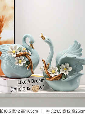 新中式陶瓷手工花瓶摆件玄关客厅电D视柜插花小瓷瓶轻奢高档装饰