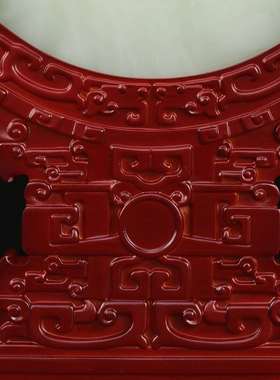 厂家直销中式平安扣摆件 客厅家具酒柜办公室树脂工业装饰品摆件