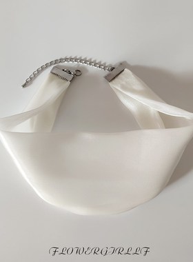 宽边颈带纯色百搭遮颈纹脖子饰品挡疤G痕颈部装饰脖链护脖颈饰脖