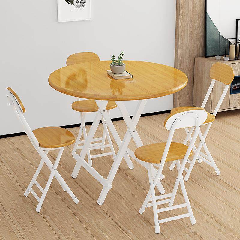 简易小户型家用折叠圆桌出租房折叠桌椅套装休闲阳台电脑桌可折叠,淘宝优惠券,粉丝福利购,淘宝优惠卷