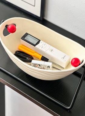 客厅茶几水果盘ins高颜值家用好看玄关装饰摆件置物盘钥匙收纳盘