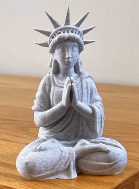 无聊了小摆件自由女神禅意桌面摆件情绪稳定解压办公室装饰摆件