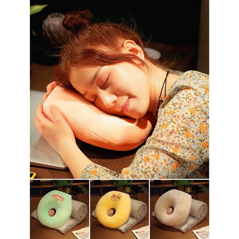 睡觉神器趴桌子工位趴着睡专用枕头儿童趴趴枕透气办公室午睡抱枕 - 图1