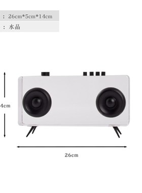 创意复古老式喇叭唱片机模型卧室音乐吧J台壁龛留声机软装饰品摆