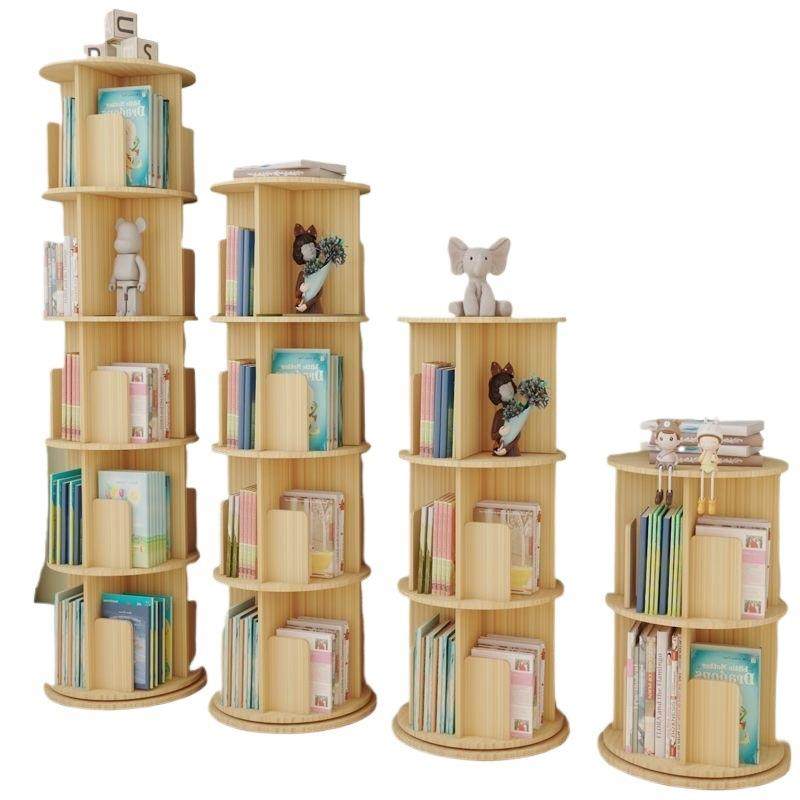 实木旋转书架家用书柜储物柜靠墙架子置物架多层直销一件起批,淘宝优惠券,粉丝福利购,淘宝优惠卷