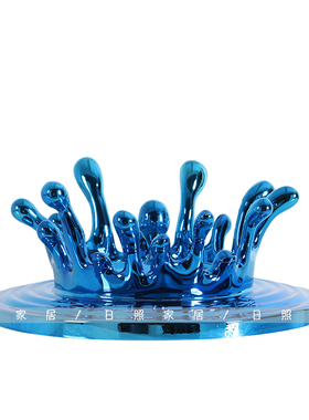 水滴雕塑玻璃钢客厅玄关电视柜悬挂装饰品摆件家S居饰品天花板吊