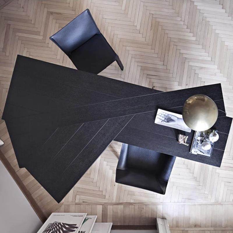 简约现代实木电脑桌轻奢风极简异形办公桌老板桌设计师书桌工作台,淘宝优惠券,粉丝福利购,淘宝优惠卷