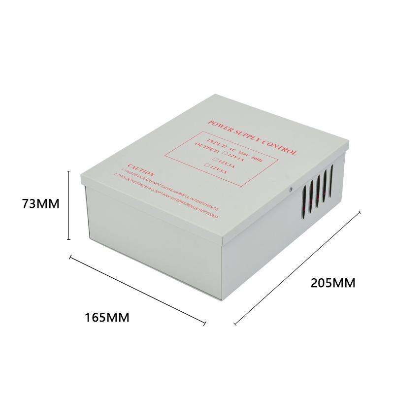12V5A Attendance System Access Control Power Supply Electronic Control Lock Fingerprint Password Building Intercom Intelligent Controller