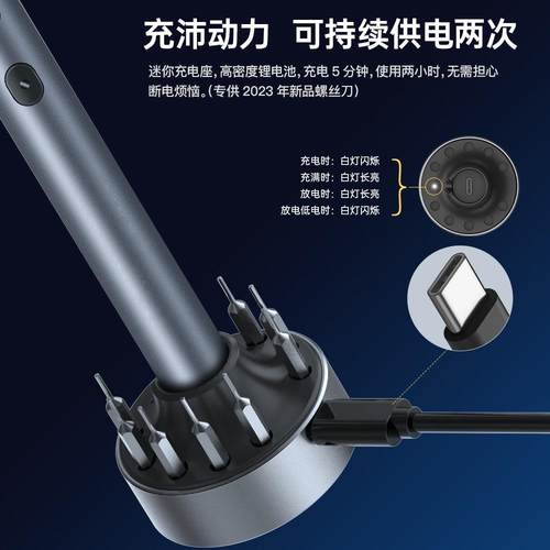 29合1微型电动螺丝刀家用小型迷你充电式手自一体精密电批起套装 - 图2