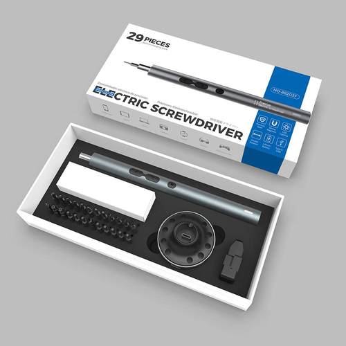 29合1微型电动螺丝刀家用小型迷你充电式手自一体精密电批起套装 - 图0