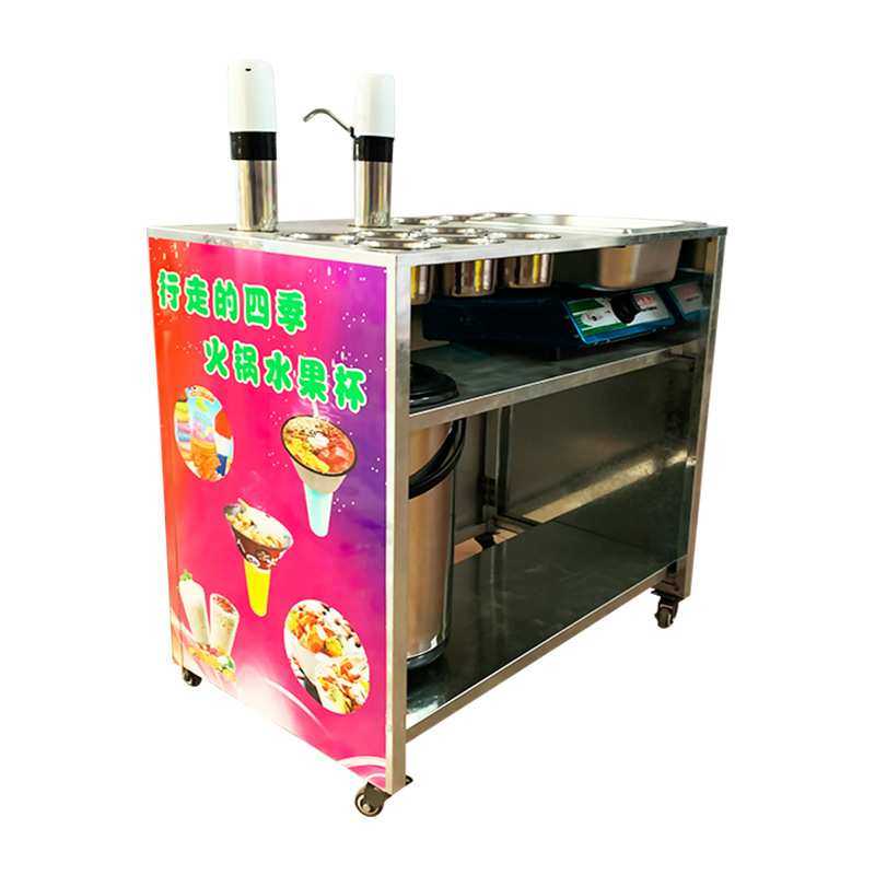 水果捞小吃摆摊行走的水果杯夏季流动摆摊设备移动冷饮机商用,淘宝优惠券,粉丝福利购,淘宝优惠卷