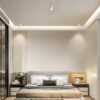High-visibility LED downlight, long barrel, glare-free, anti-opening ceiling, Nordic cob living room, bedroom aisle
