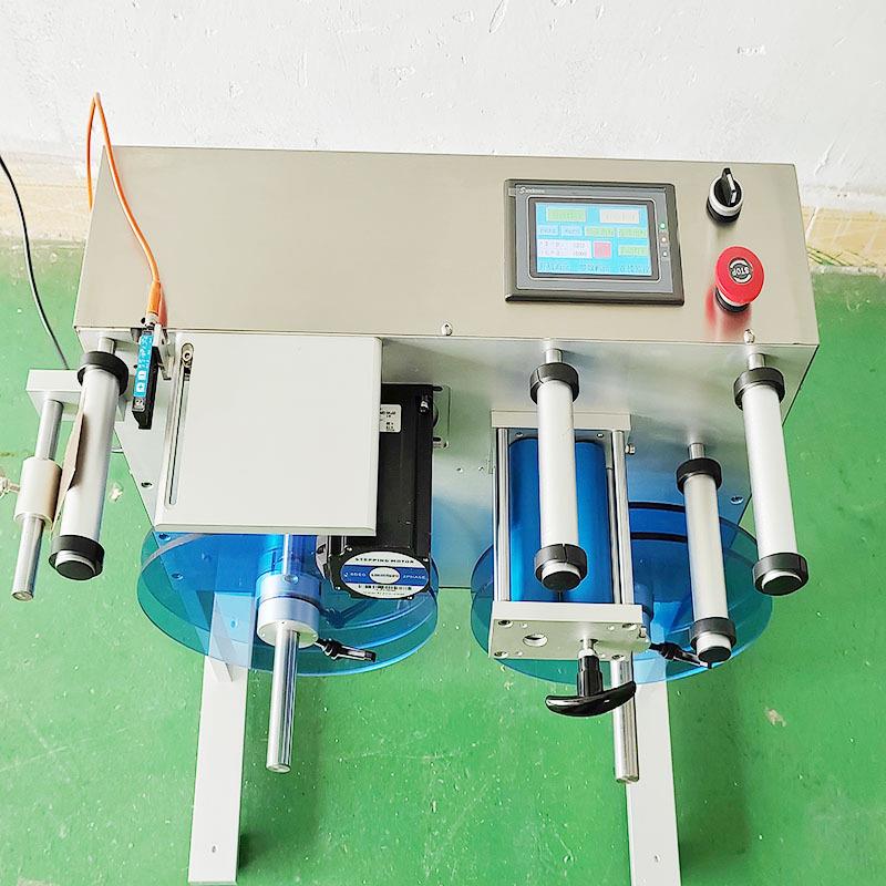 钢带分卷机大卷分小卷桌面不干胶标签纠偏复卷机喷码复卷平台 - 图2