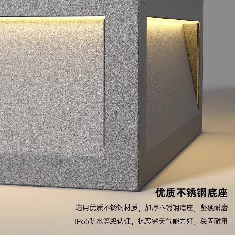 太阳能柱头灯庭院别墅大门柱子灯现代简约户外防水院墙围墙门柱灯 - 图0