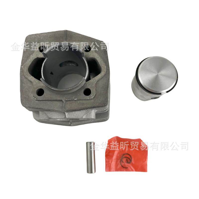 2冲程自行车发动机气缸66cc 80cc 汽油机套缸汽缸活塞组件47mm - 图2